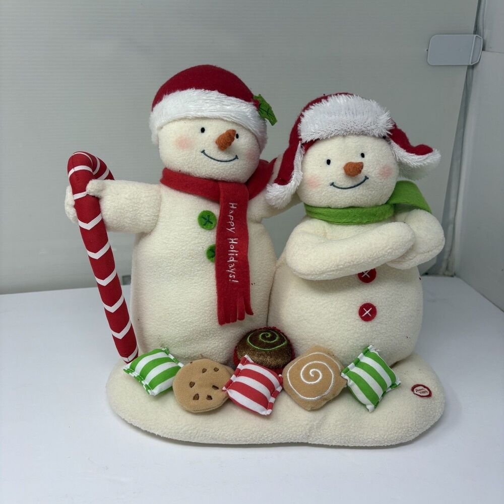 Hallmark Jingle Pals Seasons Treatings Snowmen Singing Motion Animated 2008